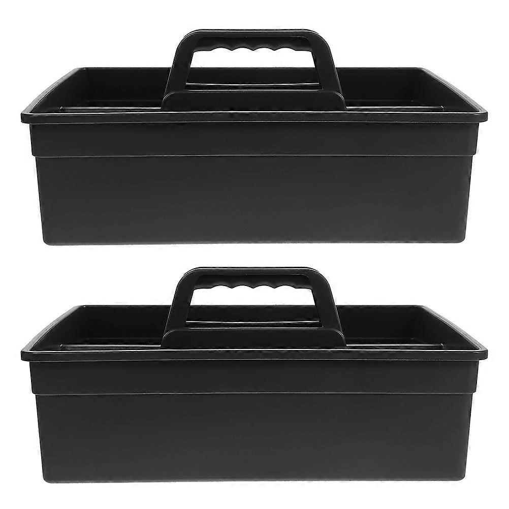 Cleaning Supplies Basket Durable Tool Box for Storage Use 2Pcs Handheld Container