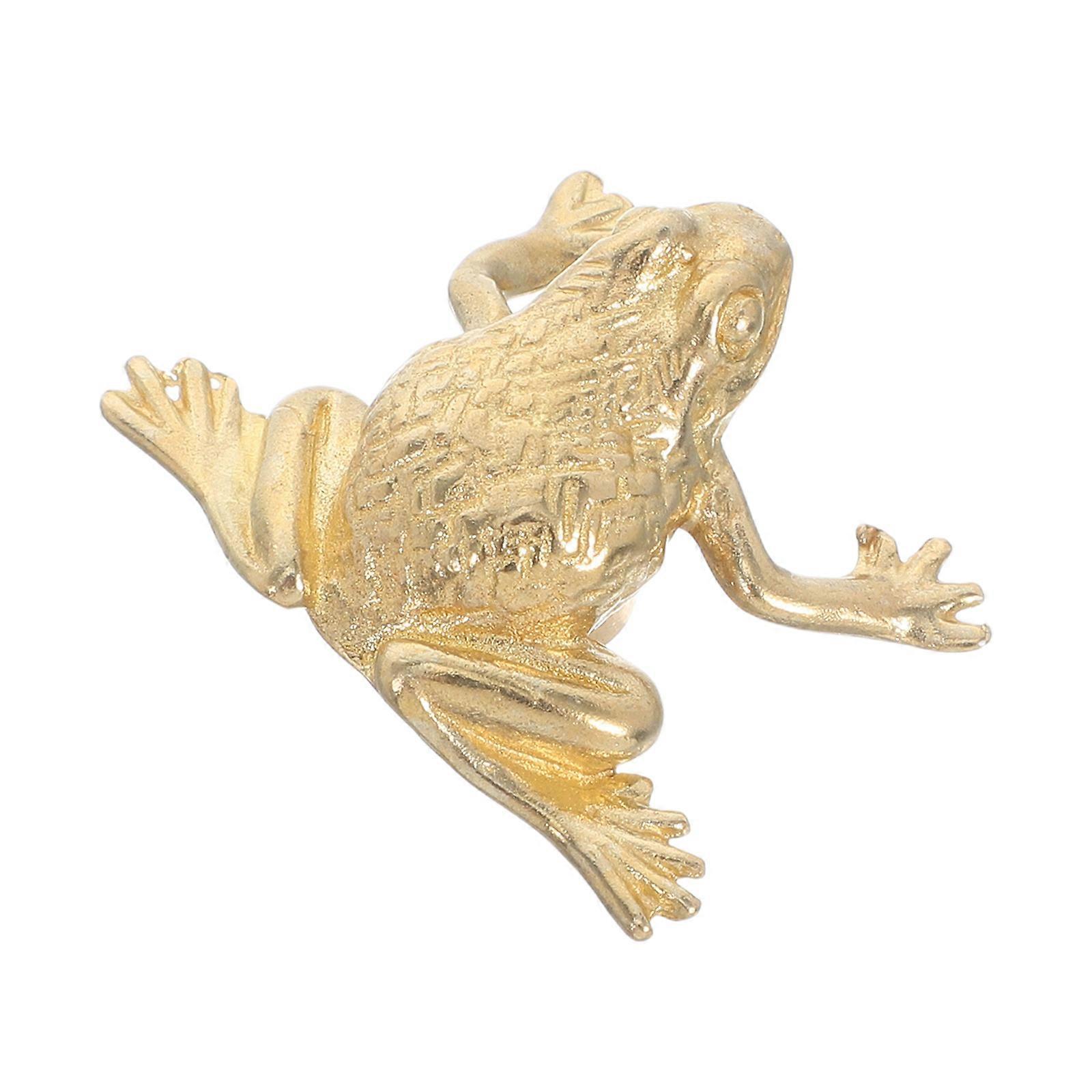 Animal Door Handle Brass Frog Knobs for Home with Classic Hardware