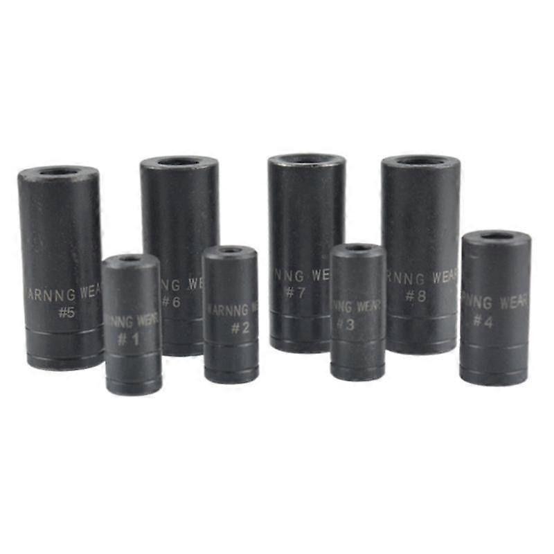 8Pcs 1/4 3/8 Tap Socket Impacts Hexagon Bit Set Hexagon Driver Socket Set Socket Bit Socket Set Socket Key Socket Set