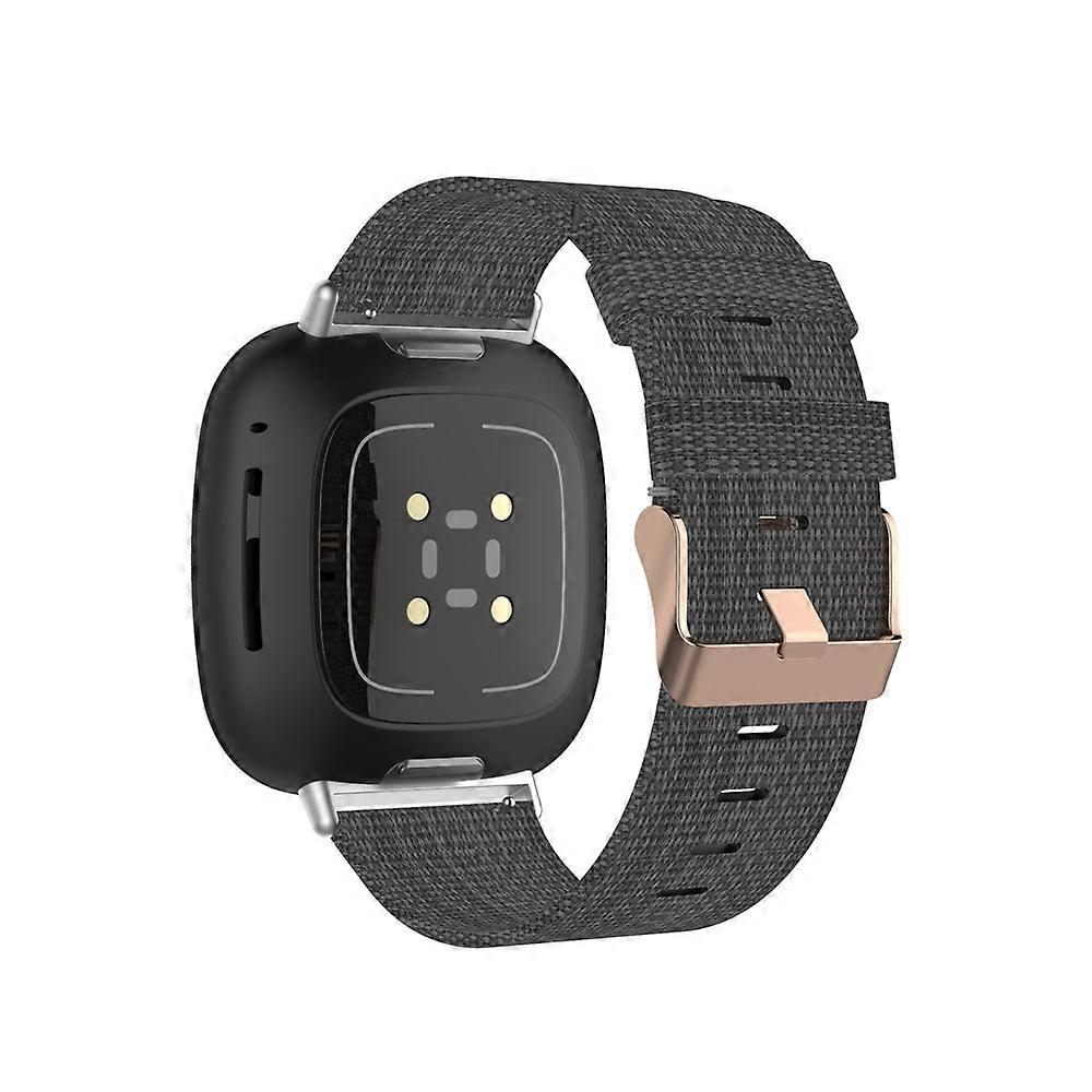 Replace Strap for Fitbit Versa 3/Sense Nylon Canvas Watch Band