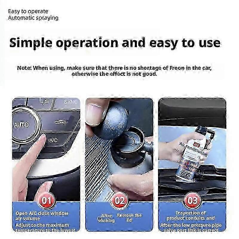 1-3x Κιτ επαναφόρτισης AC αυτοκινήτου 80G Ψυκτικά Αυτοκίνητα Συμπιεστής Ψυκτικά Μέσα για Κλιματισμό R134a Πολύχρωμο