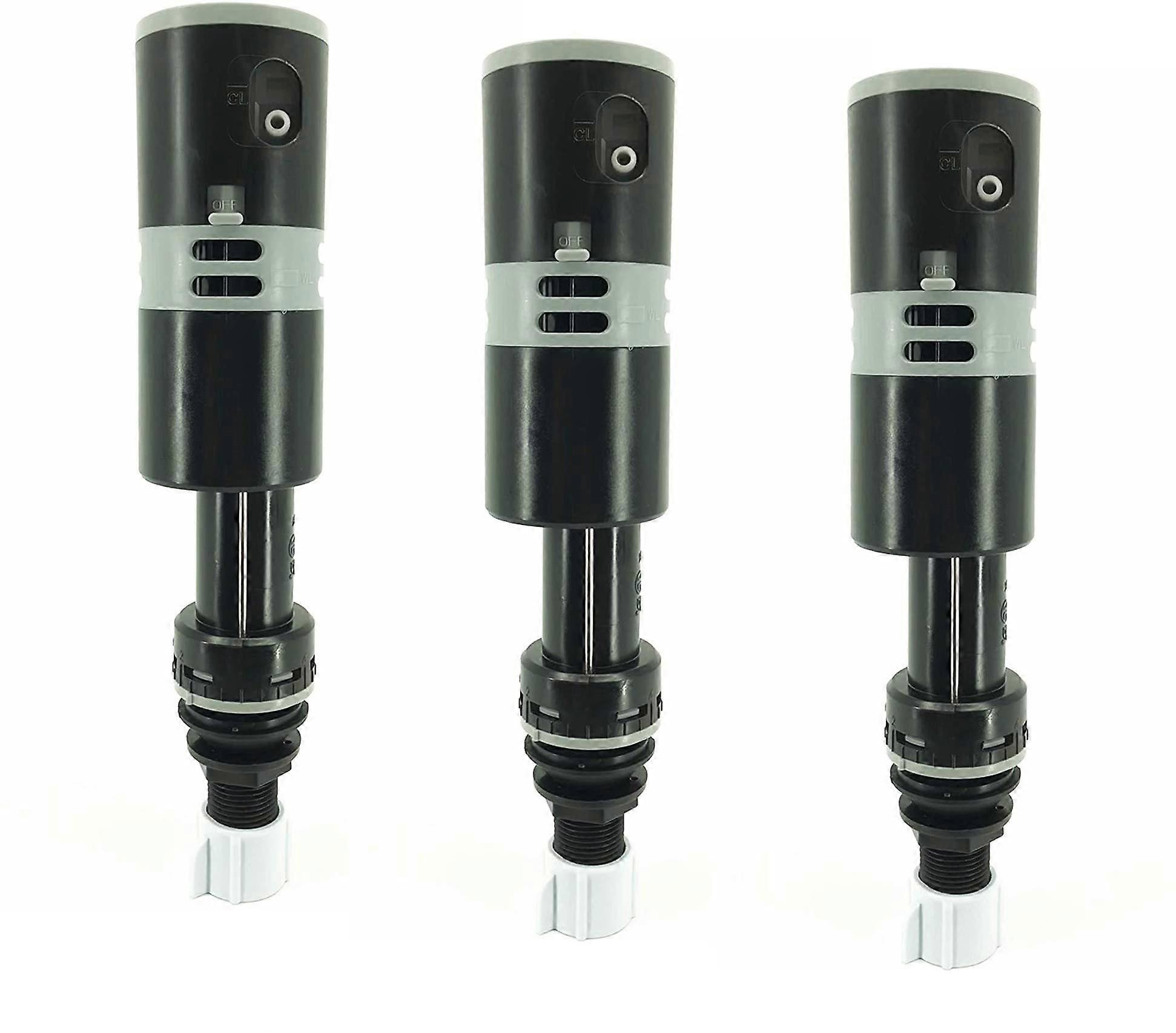 3 Pack Adjustable Universal Toilet Fill Valve, Quiet  Performance, Easy Quick Installation