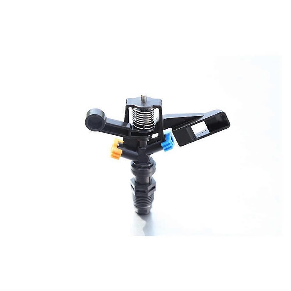 Garden Irrigation Sprinkler 360 Degree Adjustable Spray with Plastic Bracket for Uniform Watering
