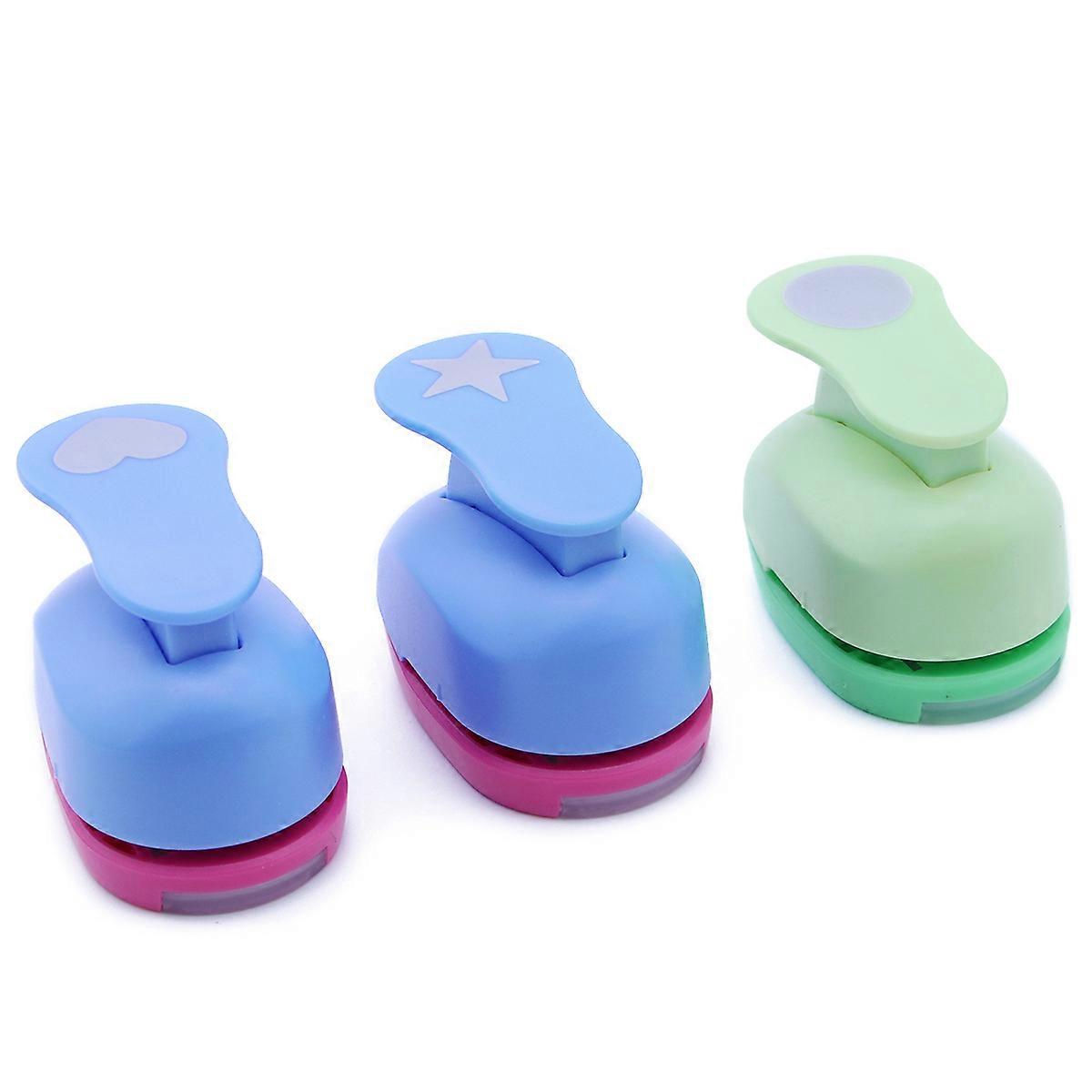 Paper Craft Tools Round Shape Alloy Material Greeting Card Making Decorations 3Pcs