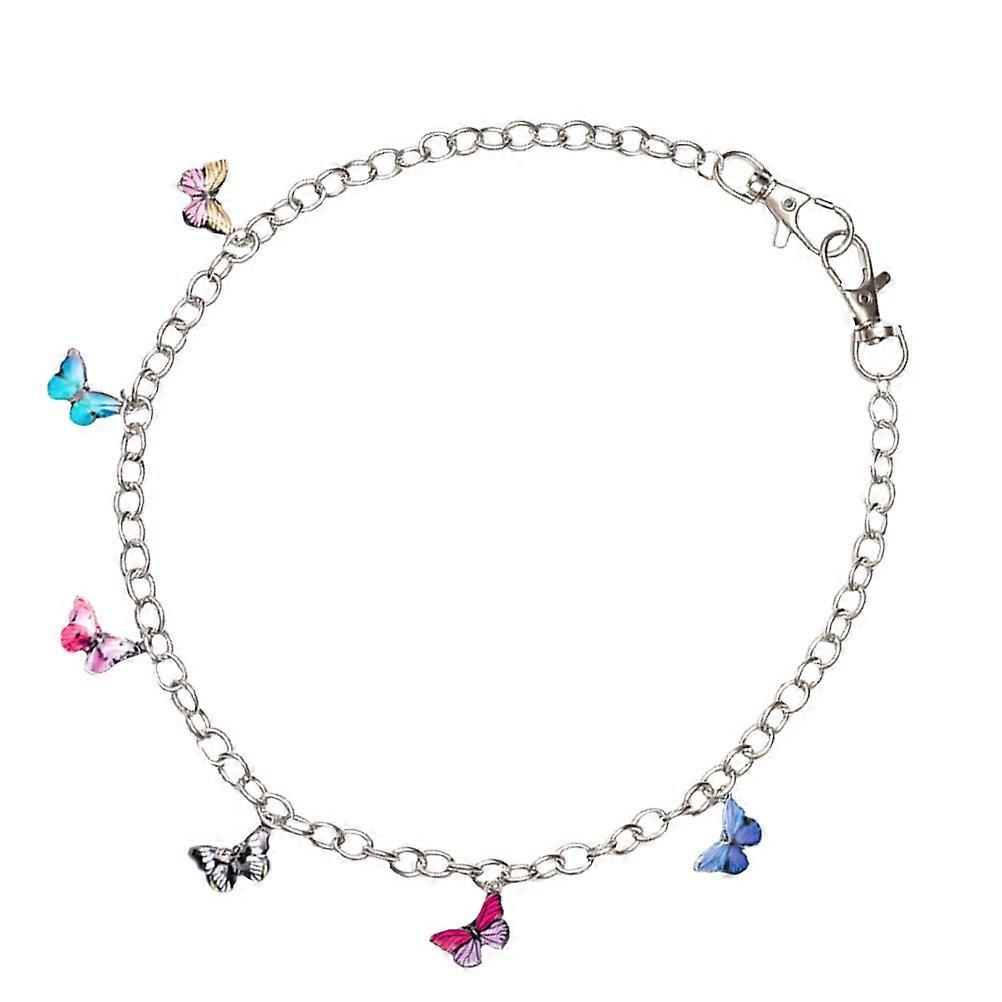 Delicate Trouser Chain Stylish Waist Chain for Decor 2Pcs Silver