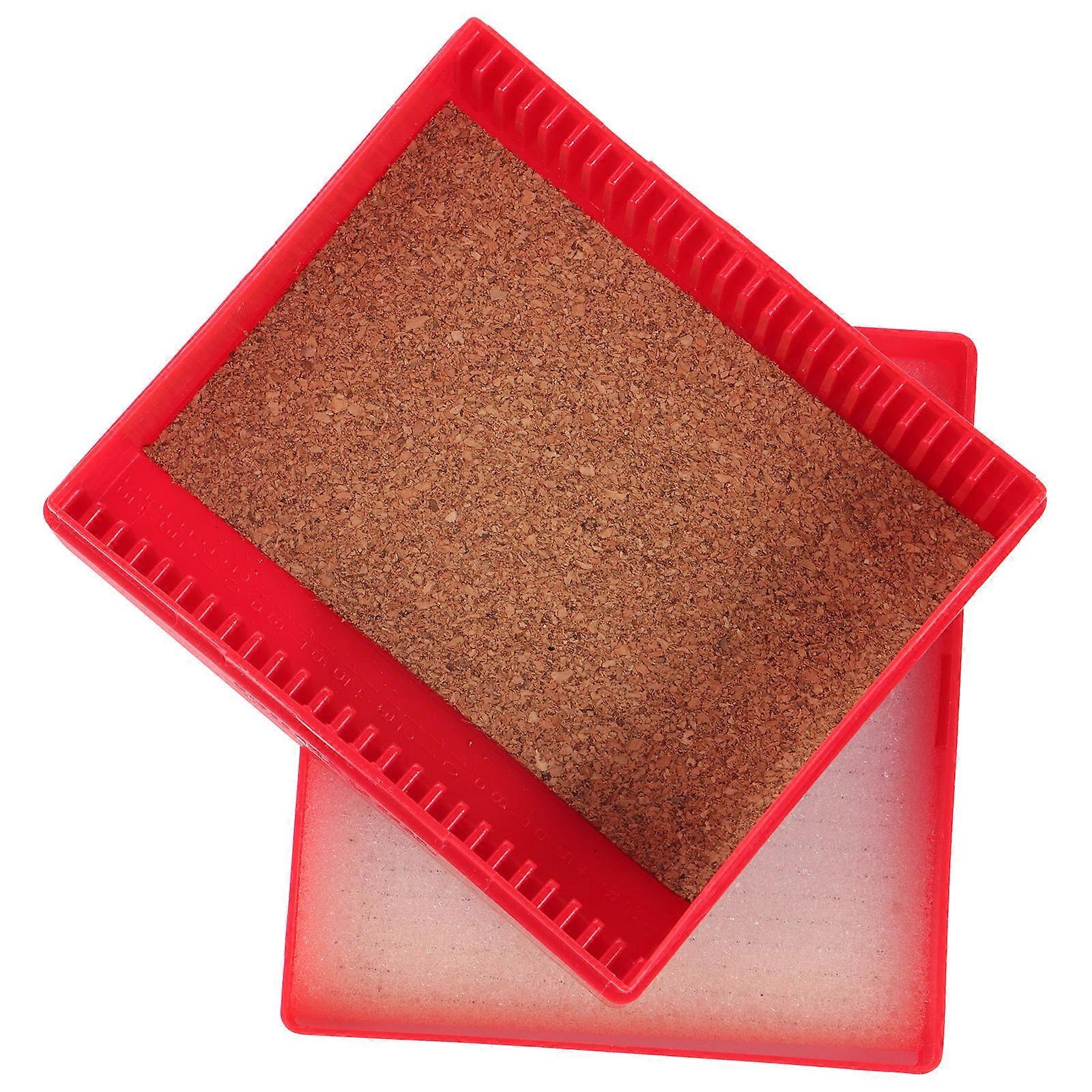 Reusable Microscope for Safe Storage 2Pcs Red Color