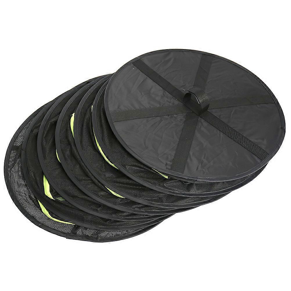 Mesh Storage Organizer For Herb Users 6 Layers 60Cm Indoor Drying Rack Black 1Pcs