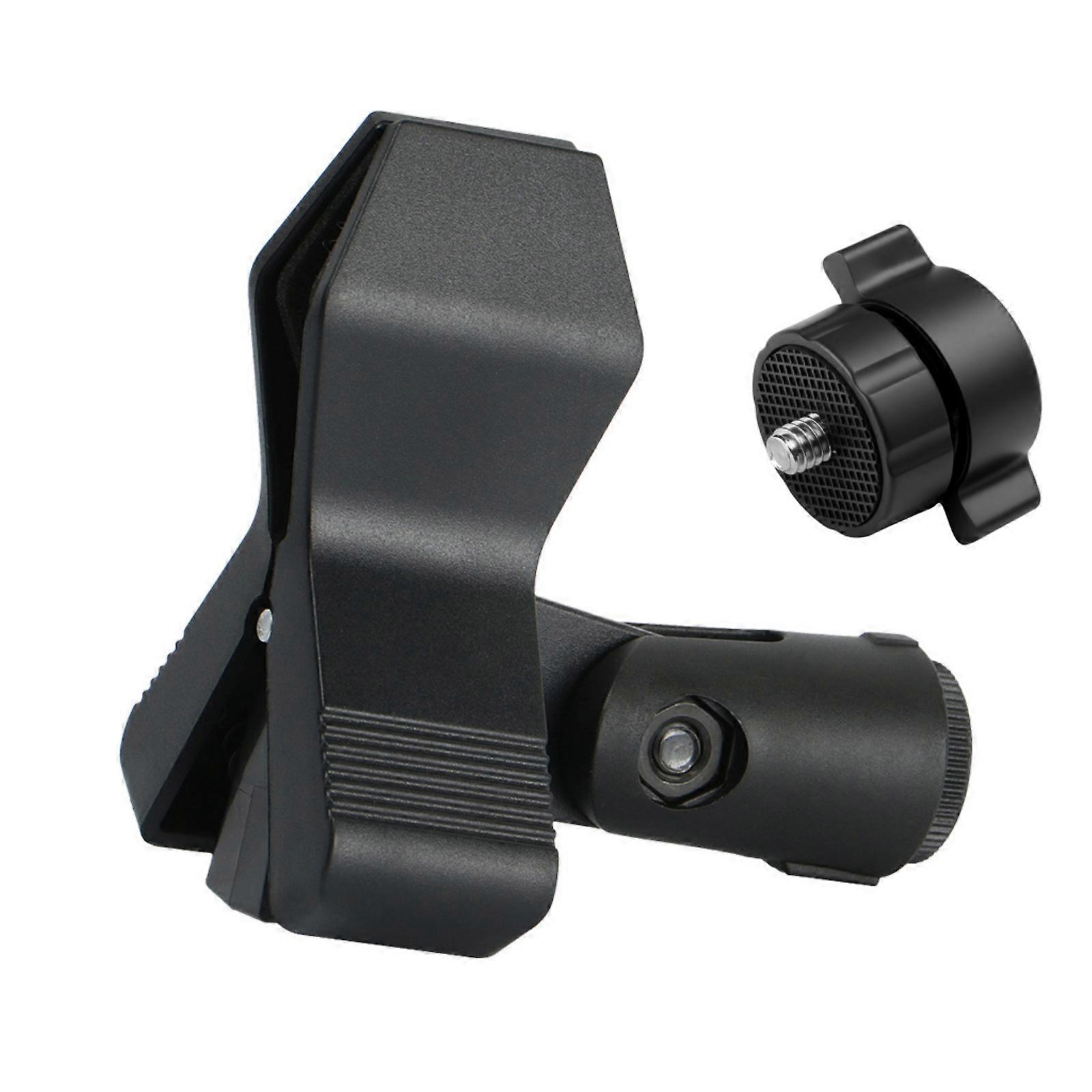 Microphone Ball Head Adapter Clip 17mm Base for Stands Tripods Threaded Connection Secure Mounting Multicolor