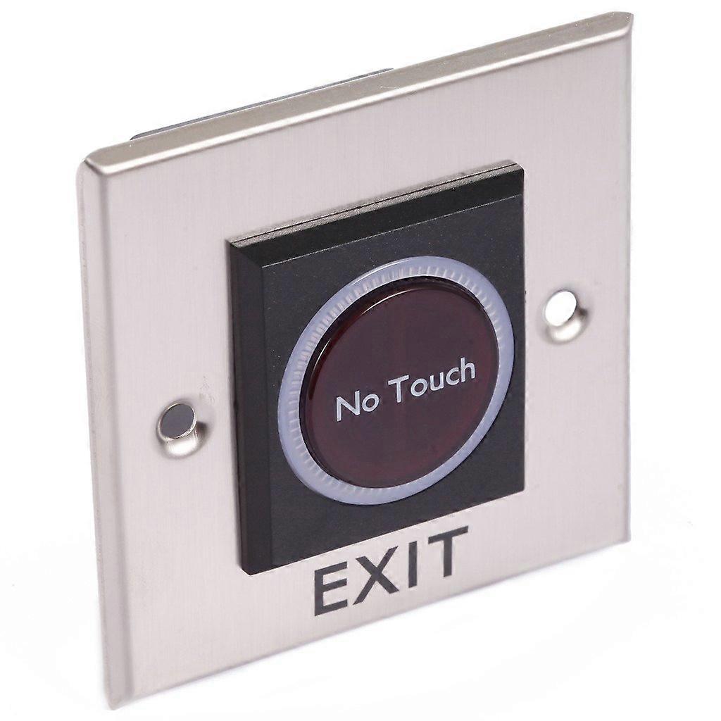 Touchless Infrared Exit Button with LED Backlight IP55 Waterproof Stainless Steel Access Control