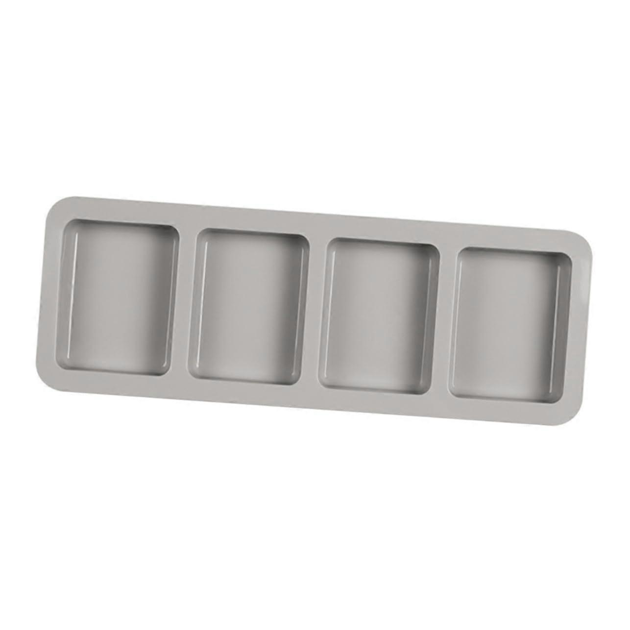Silicone Soap Mold Rectangular Flexible NonStick Loaf for Handmade Soap Baking and Candle Making