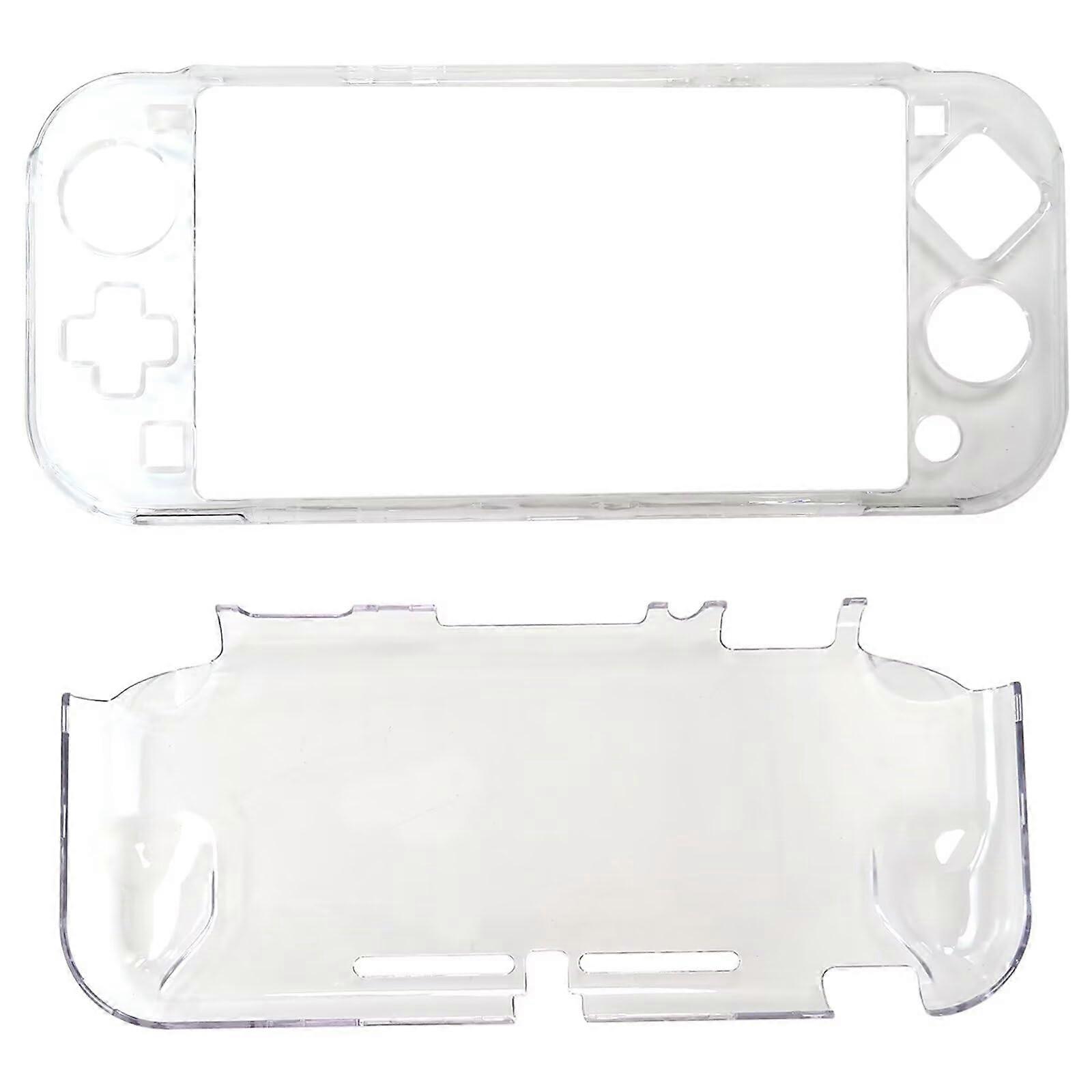 Shockproof Slim Crystal Clear Protective Case with Comfortable Grip for Nintendo Switch Lite