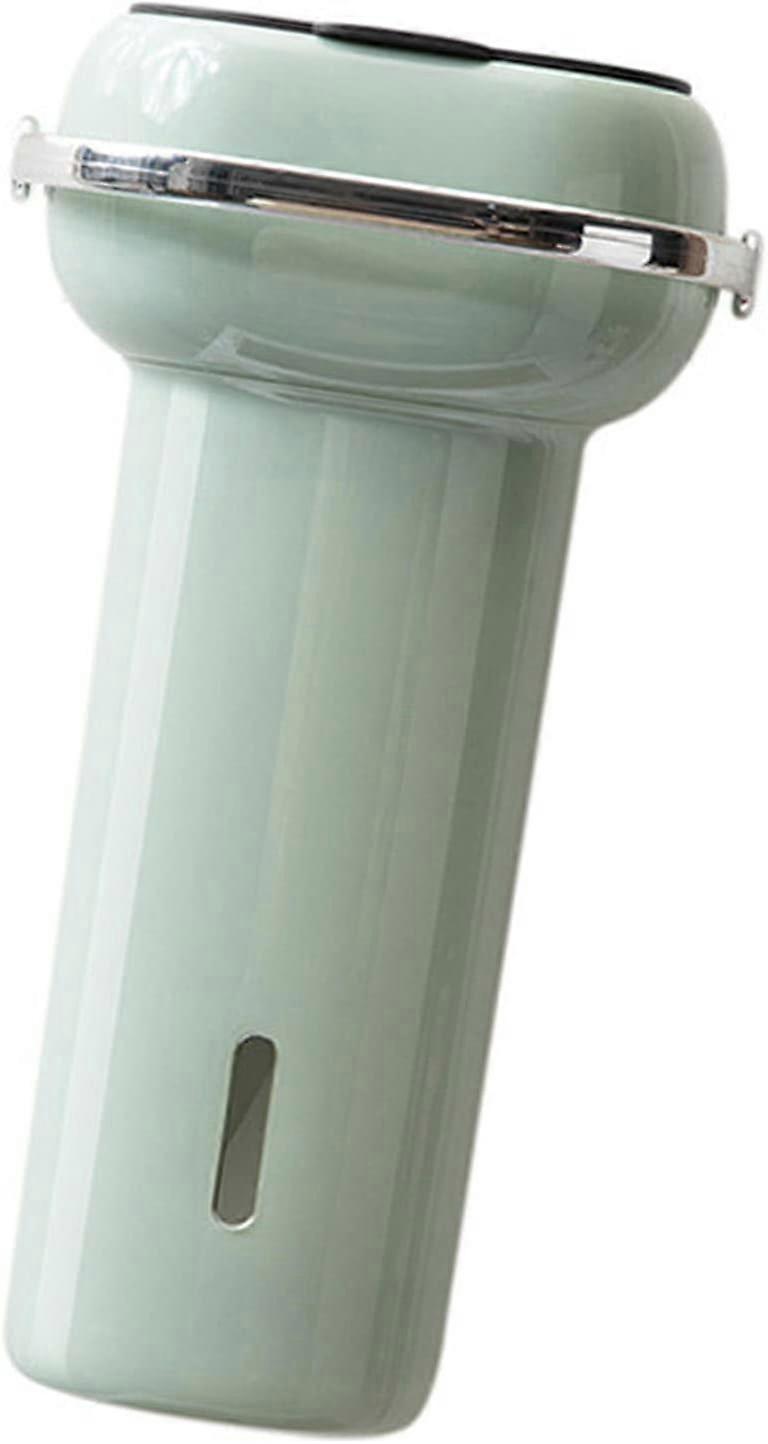 Paper Cup Dispenser Wall Mounted Large Capacity Holder for Home Kitchen Pull Type Green