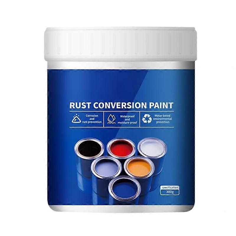 Rust Converter Red Paint for Metal, WaterBased Rust Remover with Weatherproof UV Protection