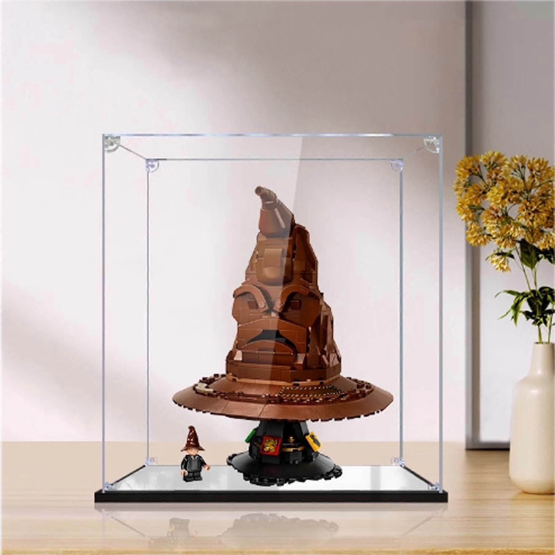 Dustproof Waterproof Acrylic Display Case for  76429,  Transparency Protective Storage Box (Black Mirror 2mm)