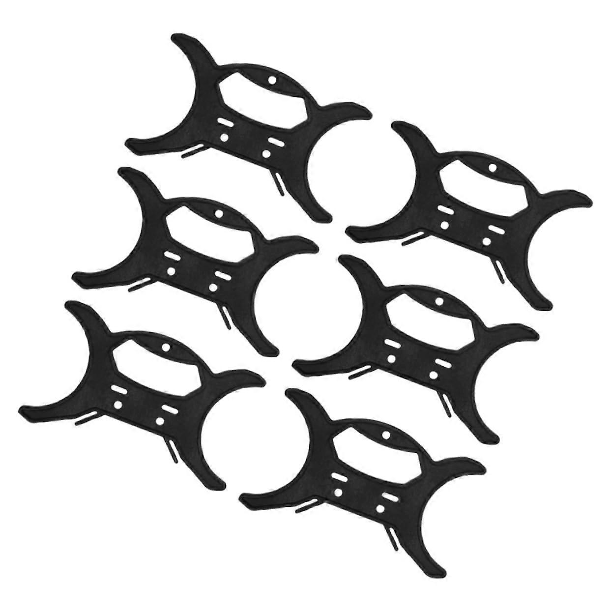 Cable Organizer Set with Handle for String Lights, Tangle Large Black Cord Winder, 6pcs