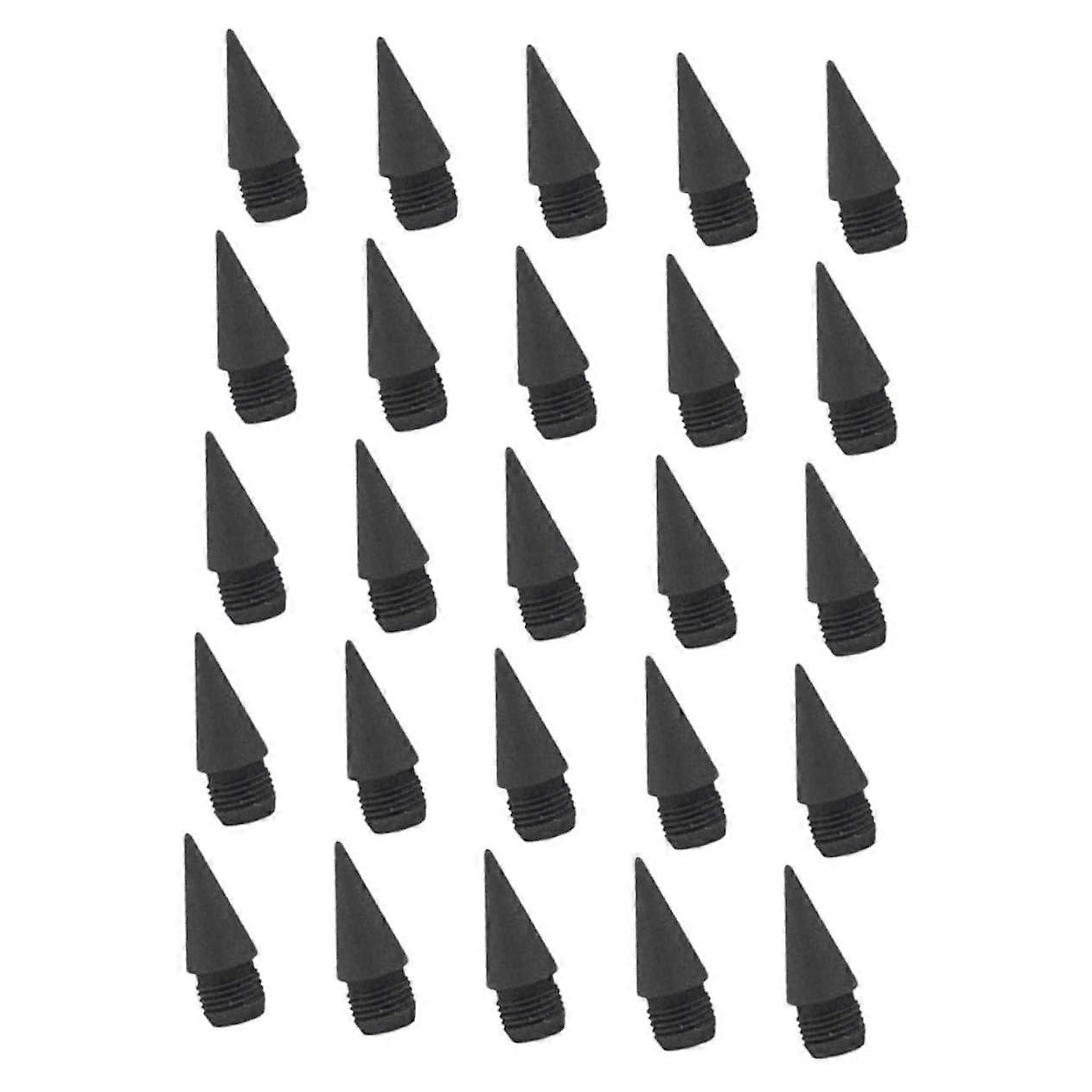 25Pcs Inkless Everlasting Pencil Refills with LongLasting Nibs for Smooth Writing and Drawing