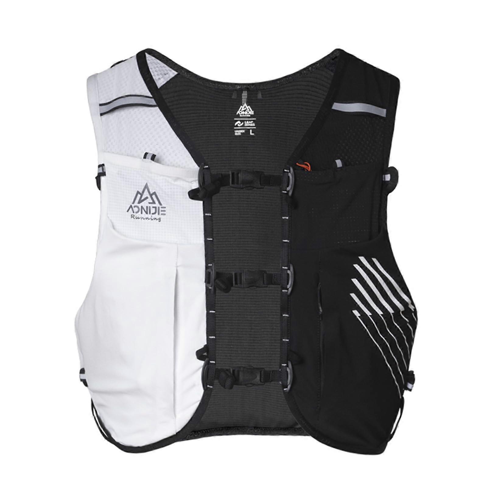 Running Vest Backpack 10L Lightweight Hydration Pack with Breathable Mesh and Adjustable Fit