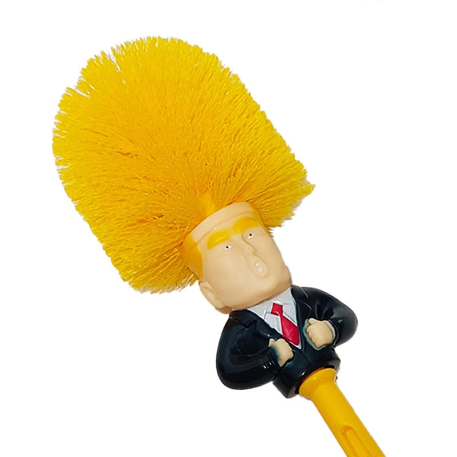 Funny Toilet Brush with Holder, Durable Splash Design, Compact Bathroom Cleaning Tool