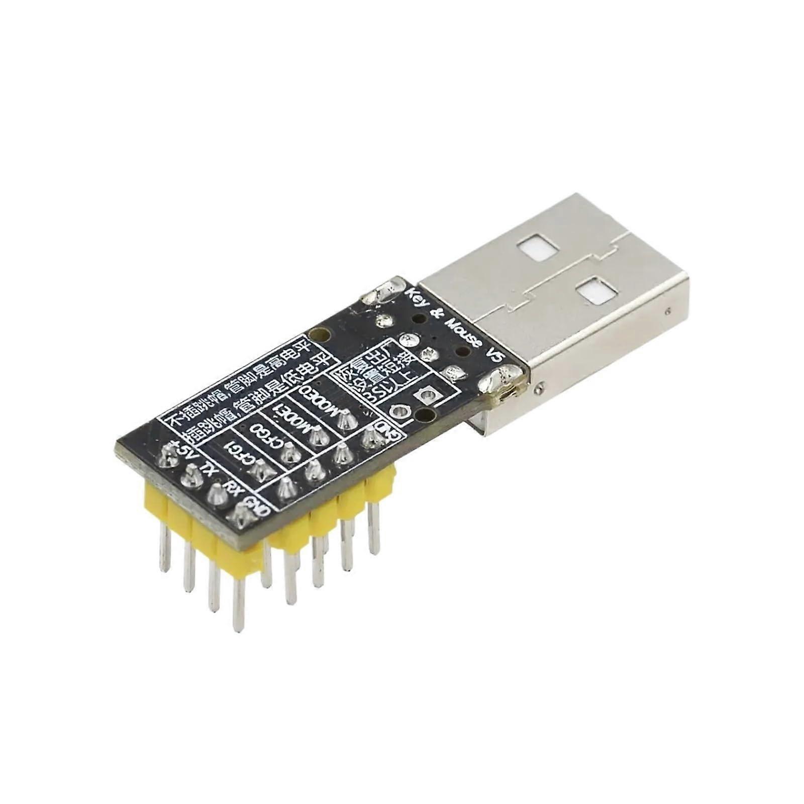 CH9329 USB HID Keyboard Mouse Converter Module, TTL UART to USB Adapter, PlugandPlay, 2pcs