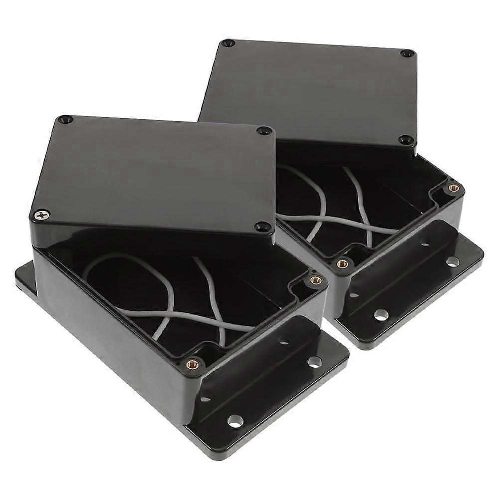 Electrical Junction Box Waterproof ABS Plastic Enclosure 2Pcs