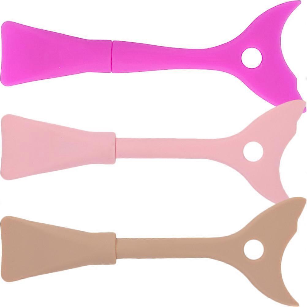 Silicone Makeup Applicator Eyelash Shield Tool for Precise Application 3Pcs