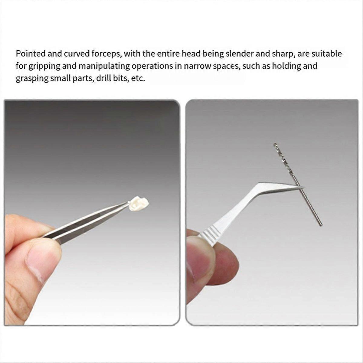 4PCS Precision Tweezers Set