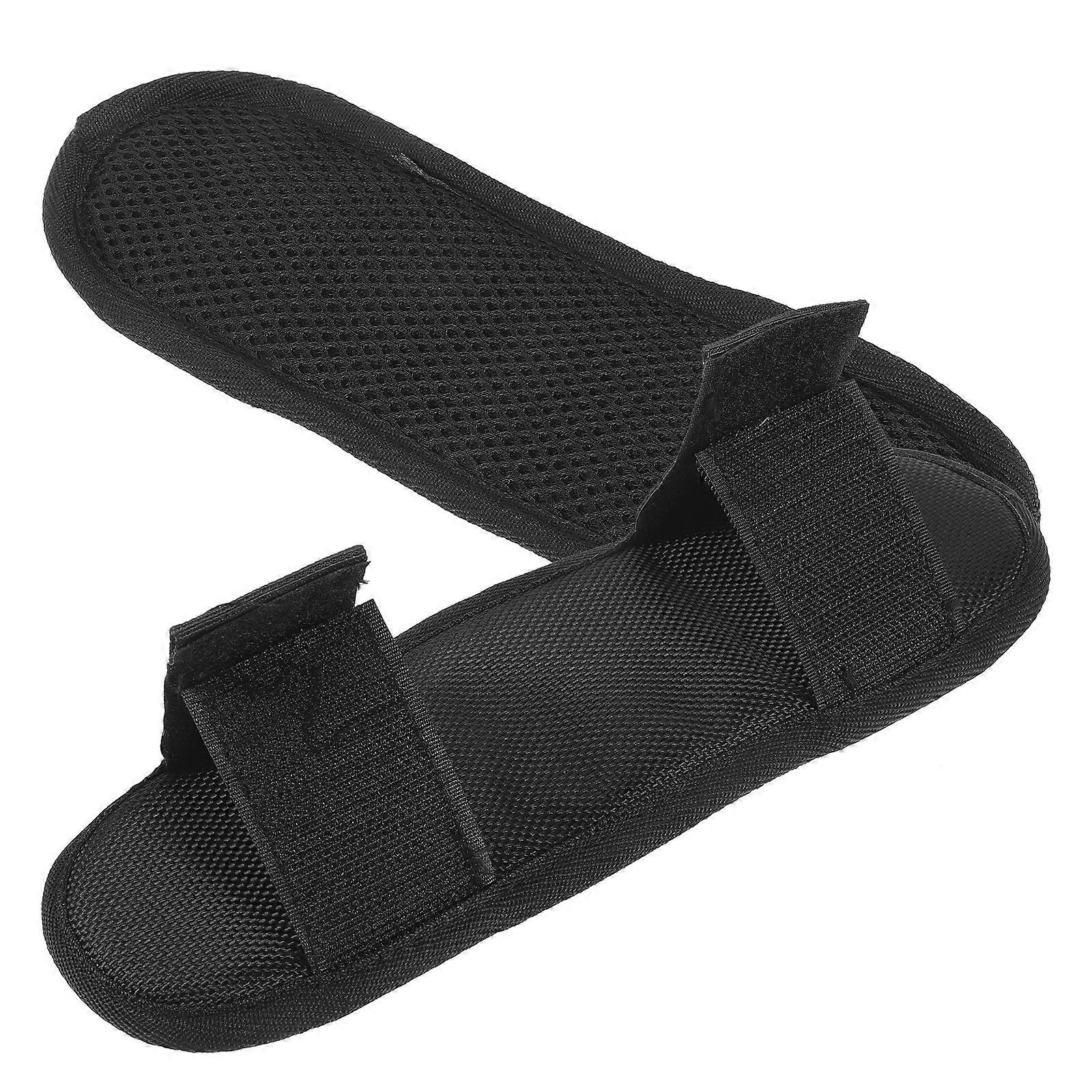 Black Nylon Shoulder Strap Pad for Backpack Load Relief 6Pcs Set