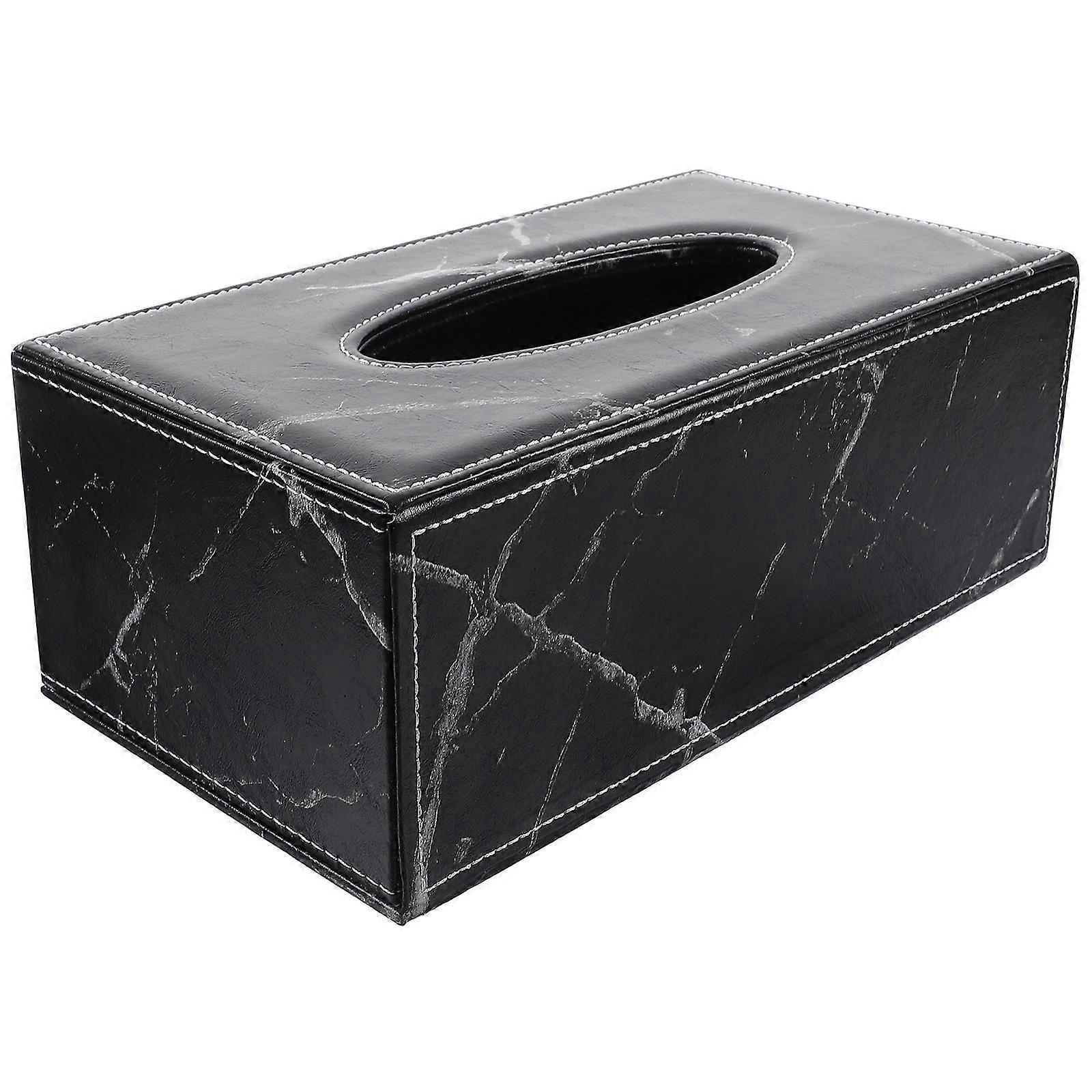 Fashion Tissue Box for Storage 1Pcs Marble Texture Storage Box
