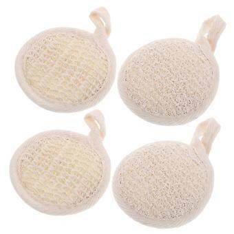 Loofah Back Scrubber for Shower Gentle Exfoliating Bath Sponge Stretchable Towel for Body and Face
