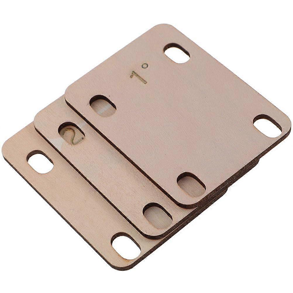Guitar Neck Shim Set for Precise Neck Angle Adjustment and Improved String Action Control
