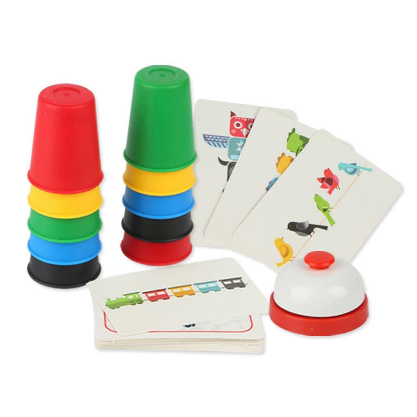 Speed Stacking Cups Game for Kids, Speed Ergonomic Design, Skill Development Toy