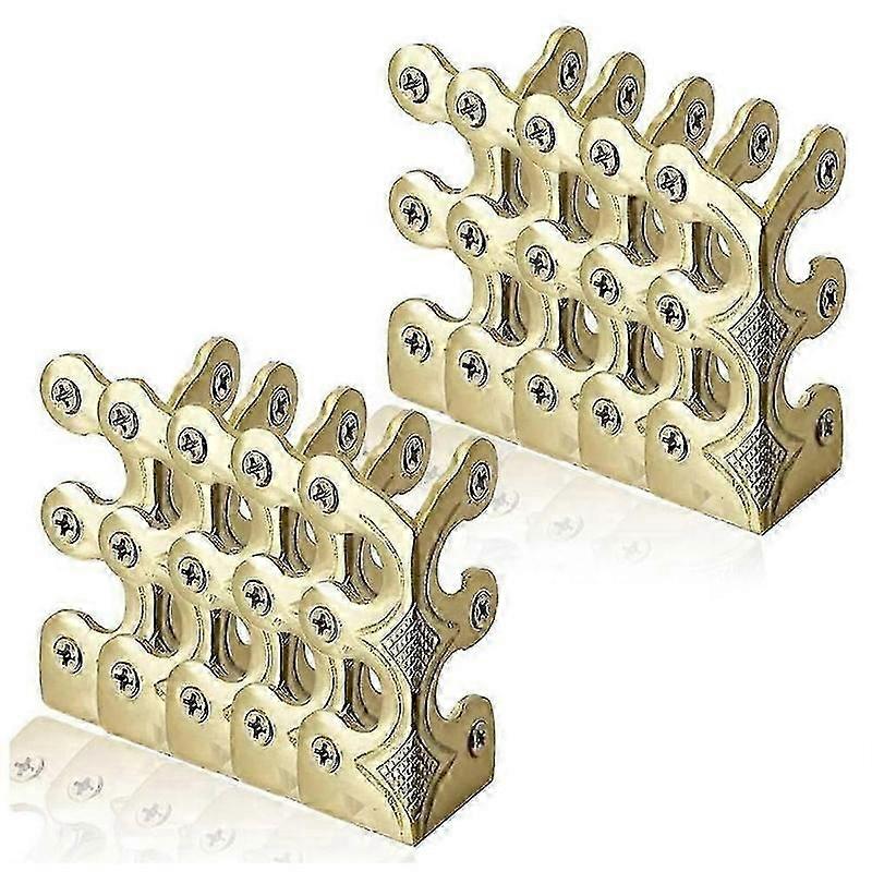 10 protections d'angle de plinthe en laiton