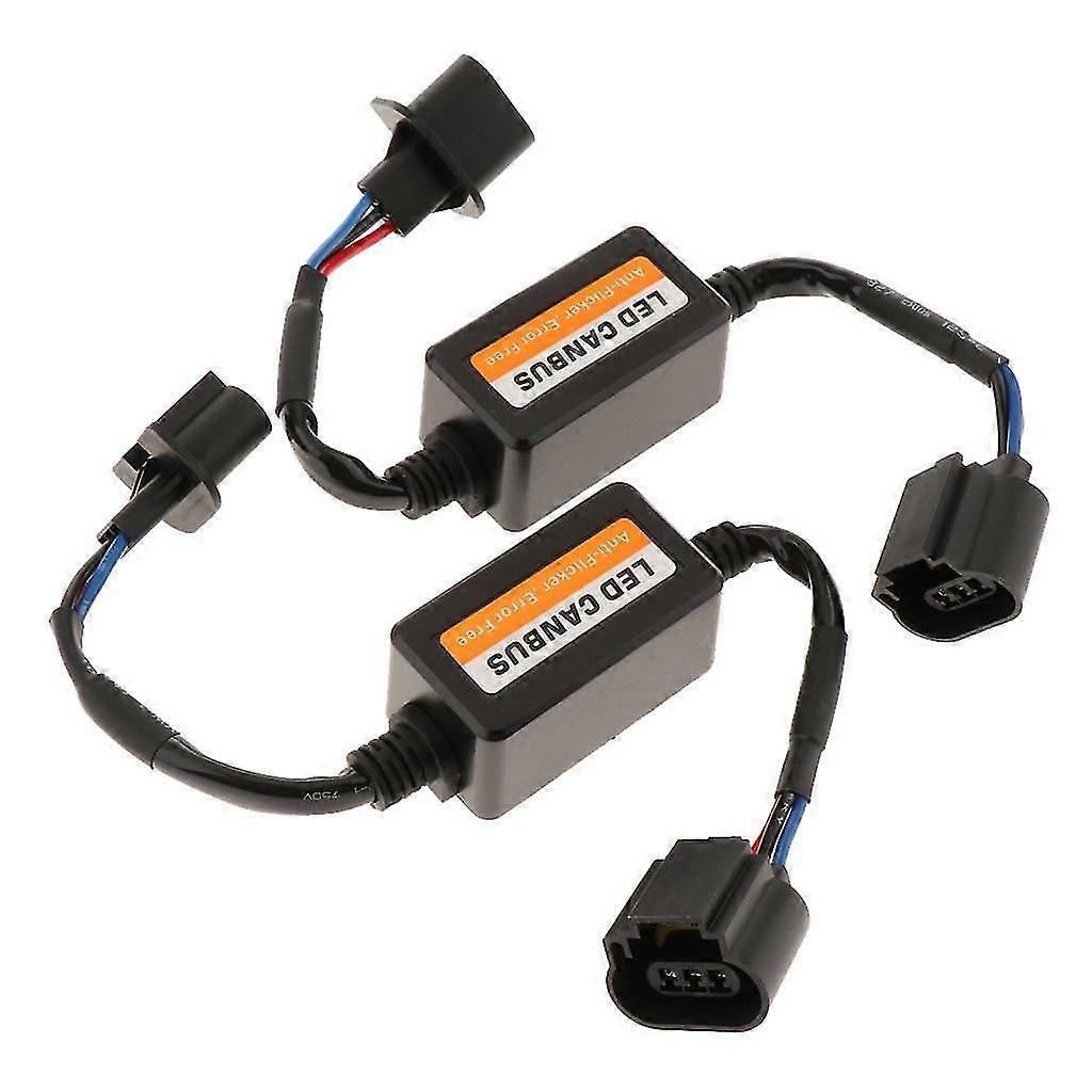 H13 Led Headlight Canbus Error Free Anti Flicker Resistor Canceller Decoder