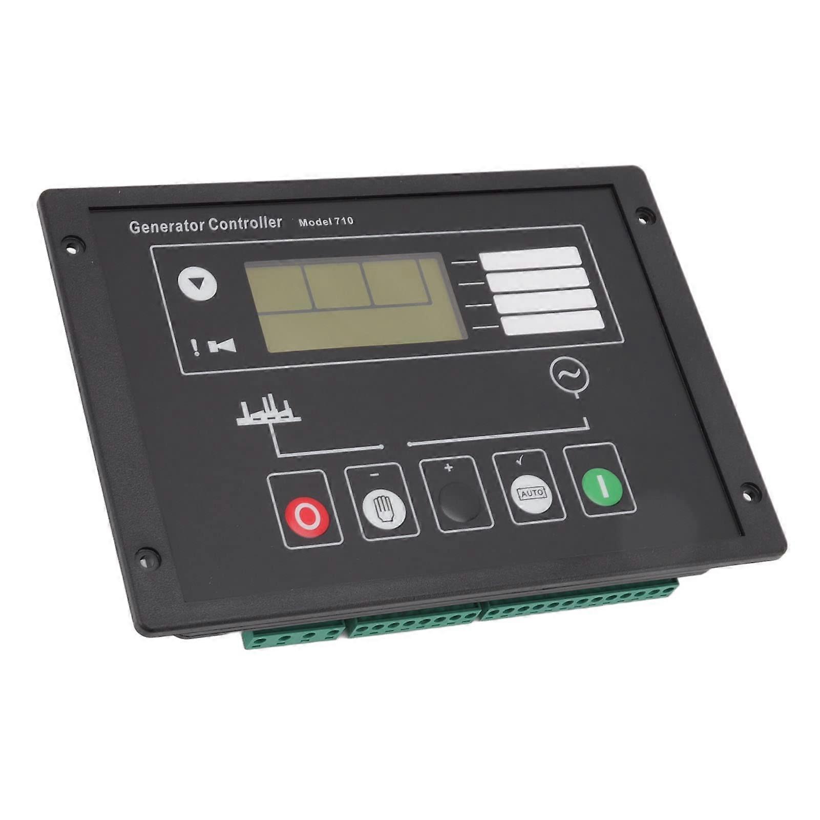 Automatic Genset Control Panel with LCD Display, ABS Enclosure, Automatic Start Stop Generator Controller
