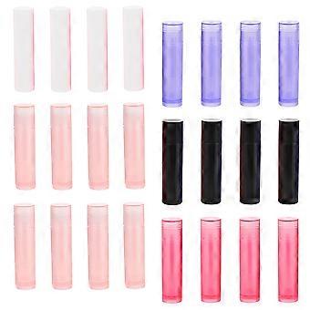 40Pcs Lip Balm Tubes Empty Lip Gloss Tubes Lip Balm Containers Refillable Lipstick Tubes