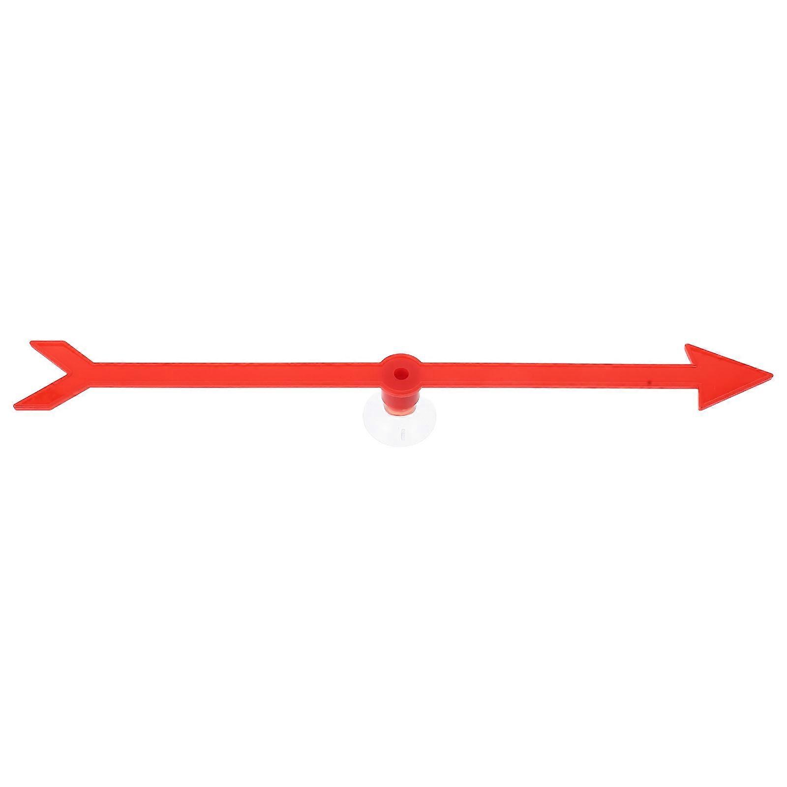 Rotating Arrow Game Accessory for Play with Suction Cup Plastic