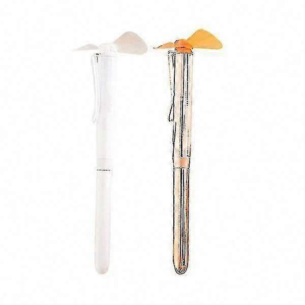 2pcs Creative Fan Pen Multifunction Ballpoint Pen Student Supply
