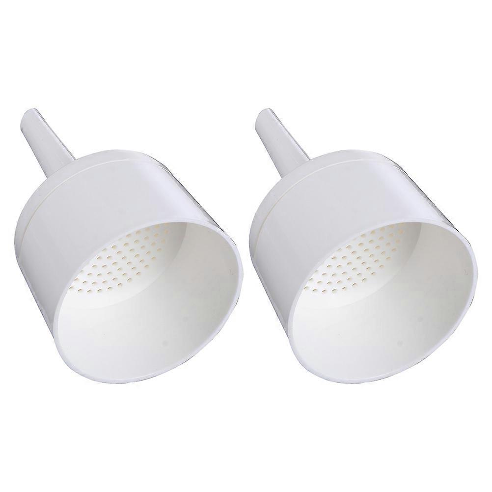 Plastic Paper Filtering Funnel Buchner Funnel for Experiment 2Pcs