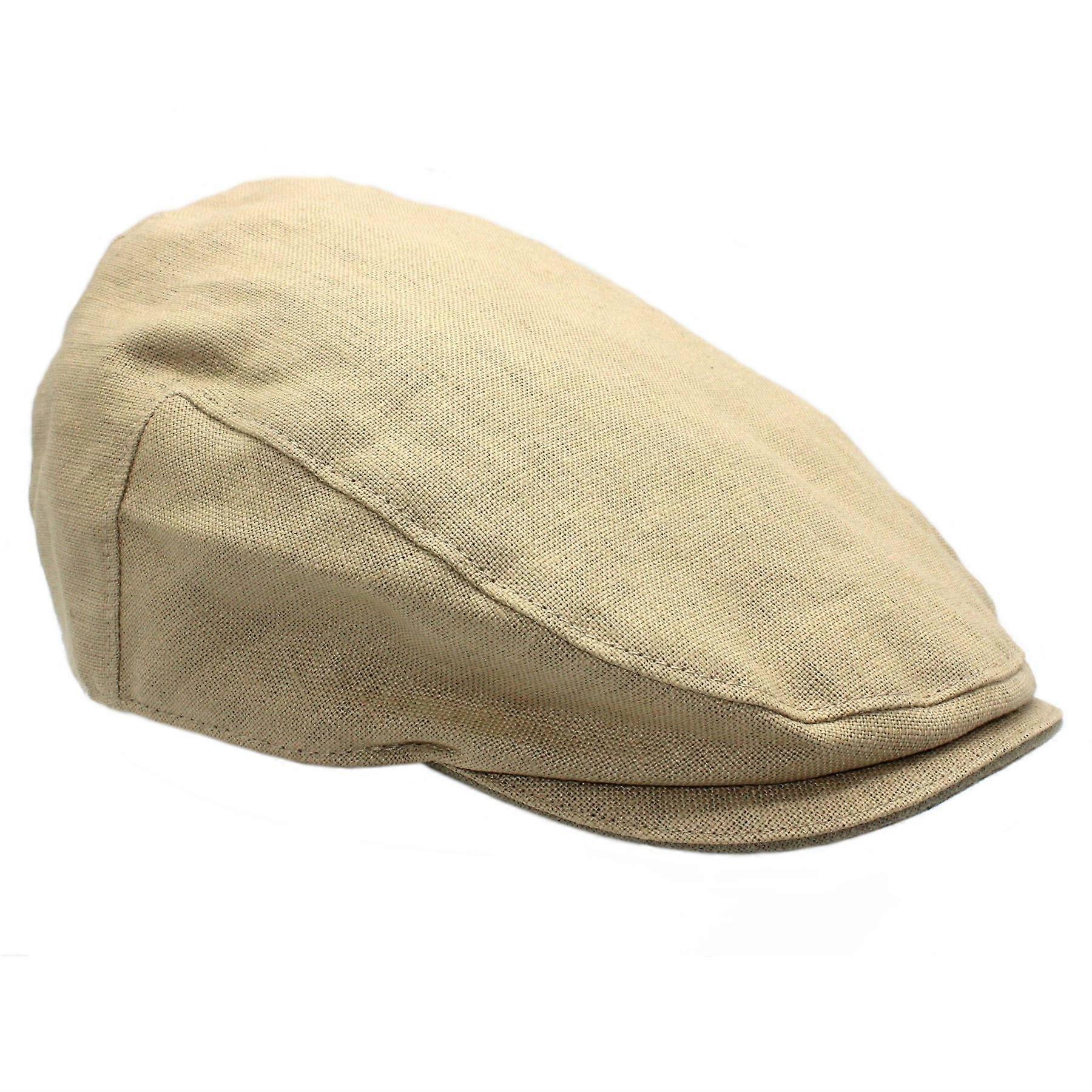 Larne Irish Linen Flat Cap ZH288 Wheat