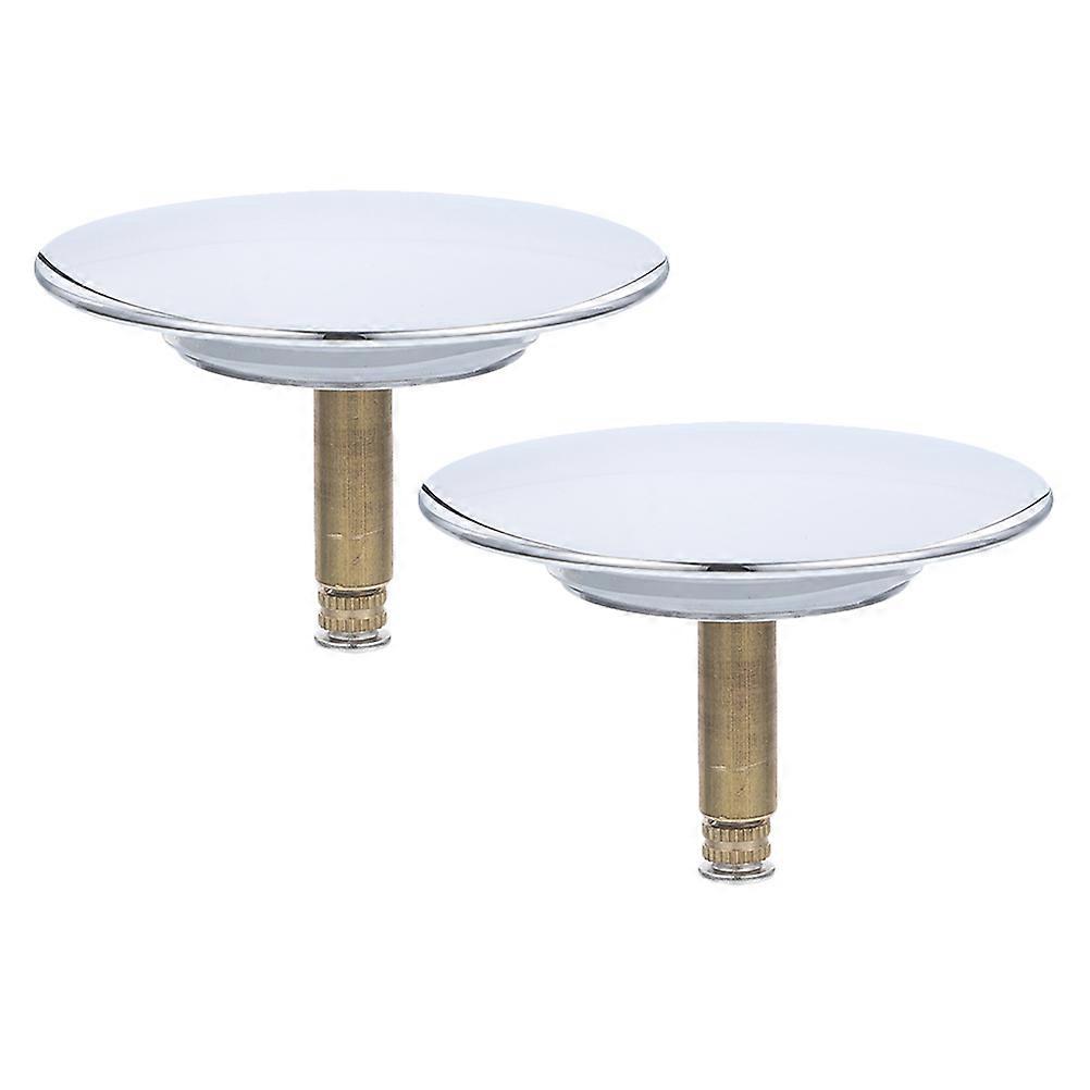 Bath Drain Plug for Bathroom Sink 2Pcs Easy Installation Cover