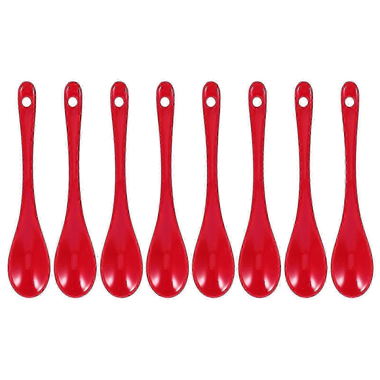 Coffee Scoop Ceramic Spoon for Kitchen Use 8Pcs Multi-Function Set
