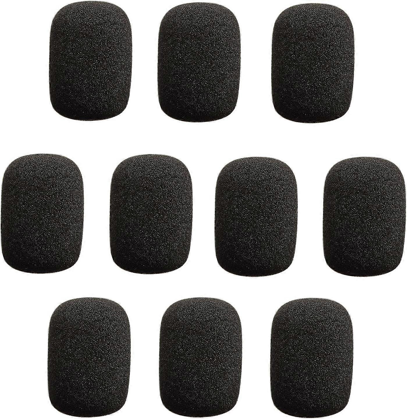 Microphone Windscreen - 10 Pack Mini Foam Mic Covers
