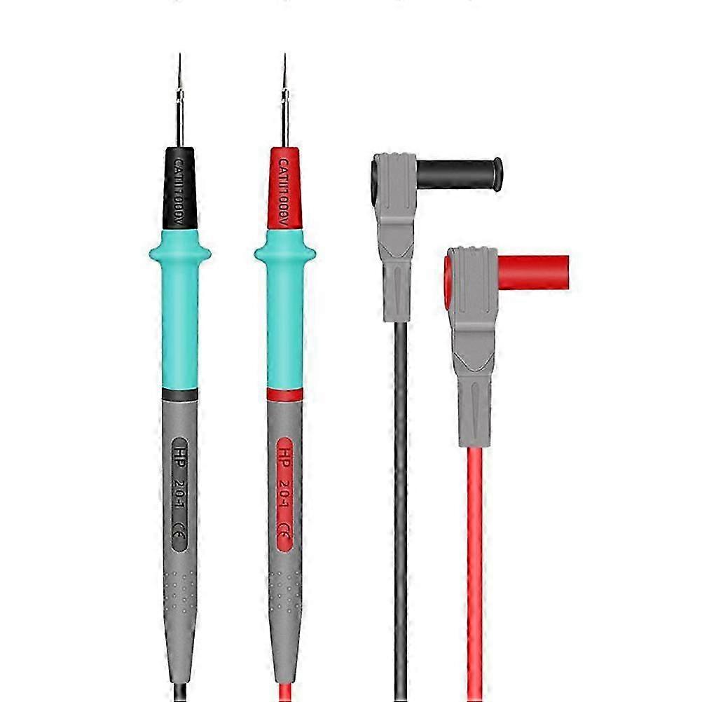 Multimeter Test Lead Silicone Probe for Testing Use with Insulated 1Pair