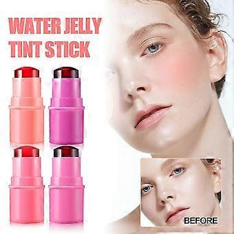 Jelly Blush Stick, Milk Jelly Tint, Milk Blush, Sheer Lip & Cheek Stain - Tinta labbra con finitura ad acquerello modulabile, Tinta per labbra per il trucco