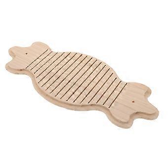 Jouet à mâcher en bois pour lapins - Planche à gratter pour petits animaux pour lapins, chinchillas, cochons d'Inde - Accessoires pour cages à lapins
