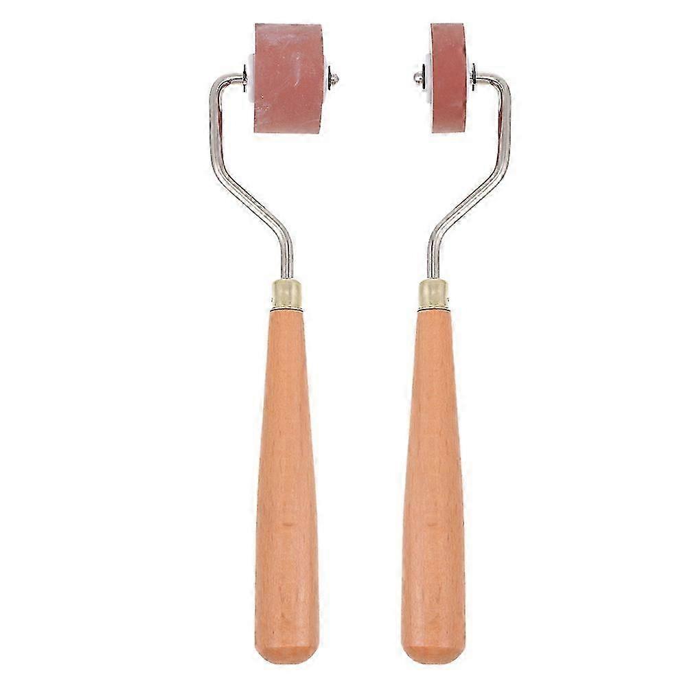 Rubber Roller Printmaking Tool for Ink Printing 2Pcs Multi Color