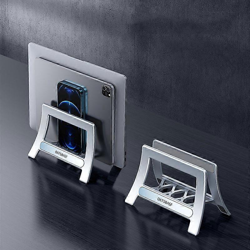 Folding Computer Holder, Colour: Deluxe Version (Silver) Deluxe Version (Silver)