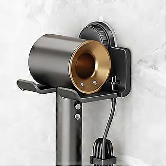 pc Suction Cup Hair Dryer Holder, Wall Mounted Without Drilling for Bathroom, Universal Holder with Rotating Suction Cup
