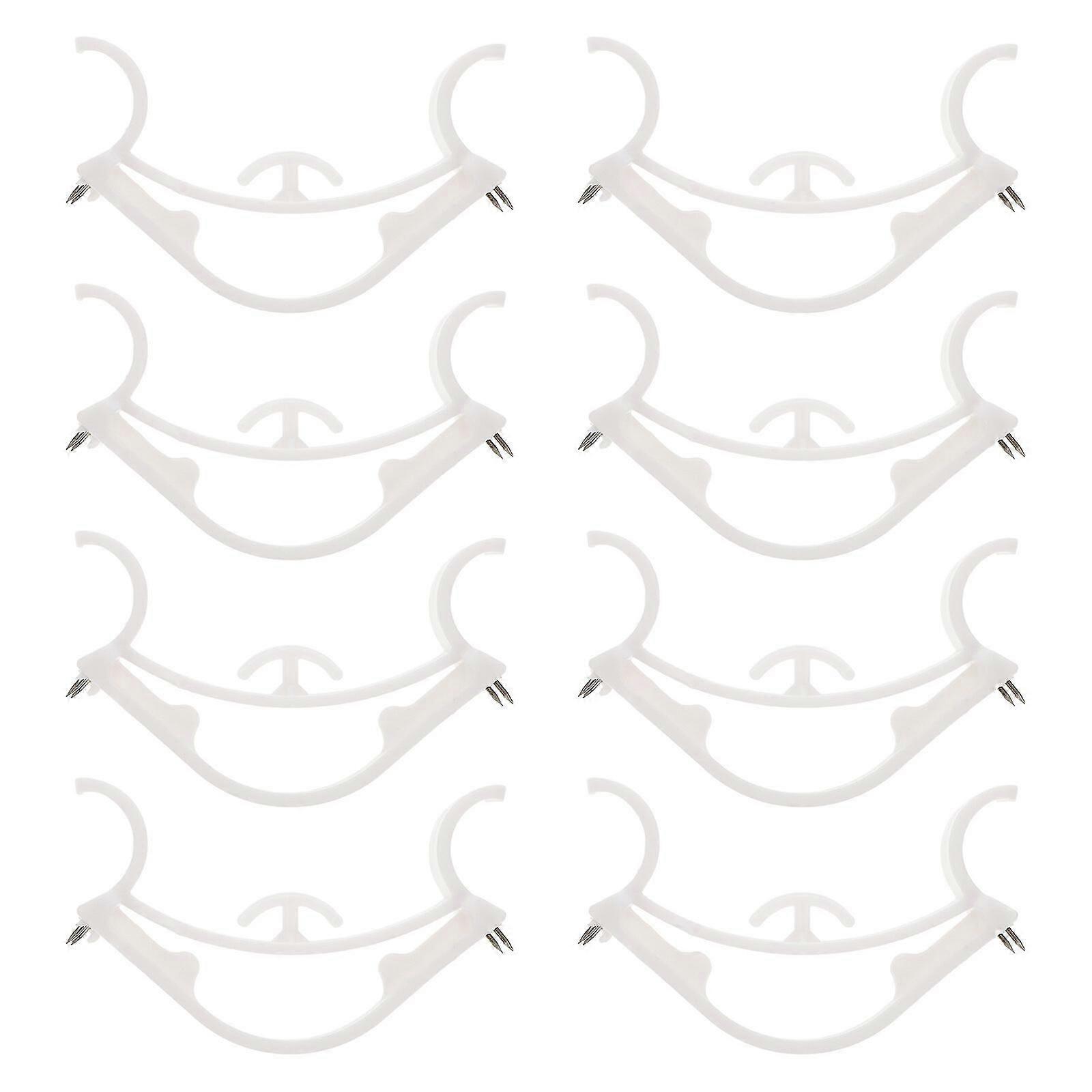 8pcs Corner Elastic Hook Reusable Removable Multi-purpose Utility Hook Accessory