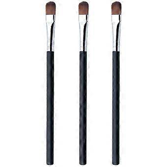 3Pcs Eyeshadow Brush Make up with Soft Synthetic Hairs,Eyeshadow Applicator Blending Foundation Concealer,Eyebrow,Eyeliner